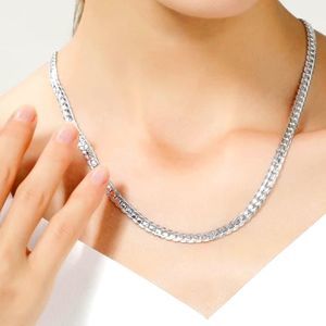 925 Sterling Silver 5 MM Diamond Cut Necklace 20"